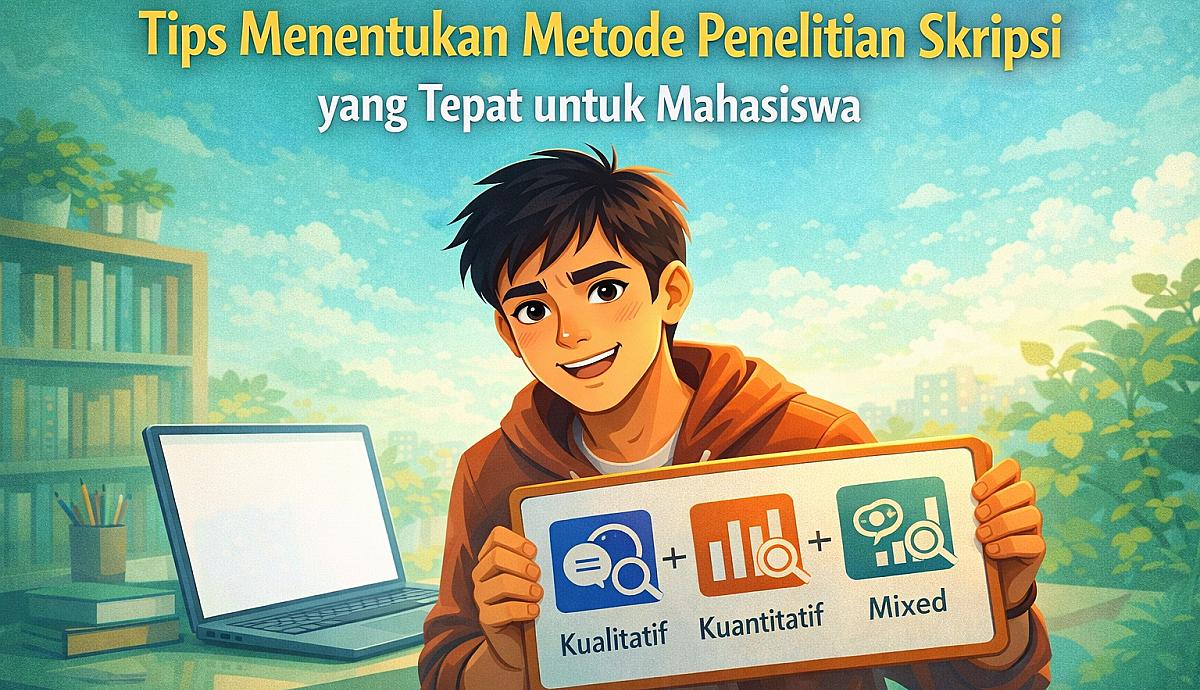 Tips Menentukan Metode Penelitian Skripsi yang Tepat untuk Mahasiswa