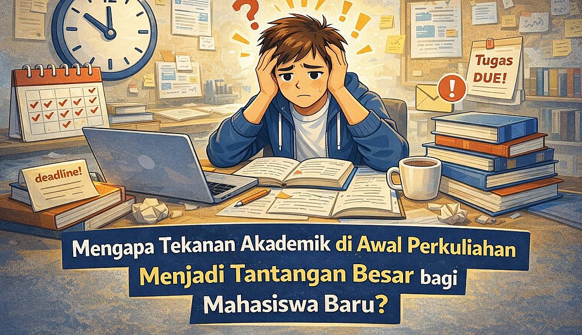 Mengapa Tekanan Akademik di Awal Perkuliahan Menjadi Tantangan Besar bagi Mahasiswa Baru?