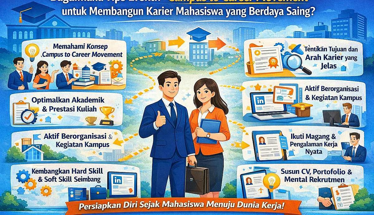 Bagaimana Tips Efektif Campus to Career Movement untuk Membangun Karier Mahasiswa yang Berdaya Saing?