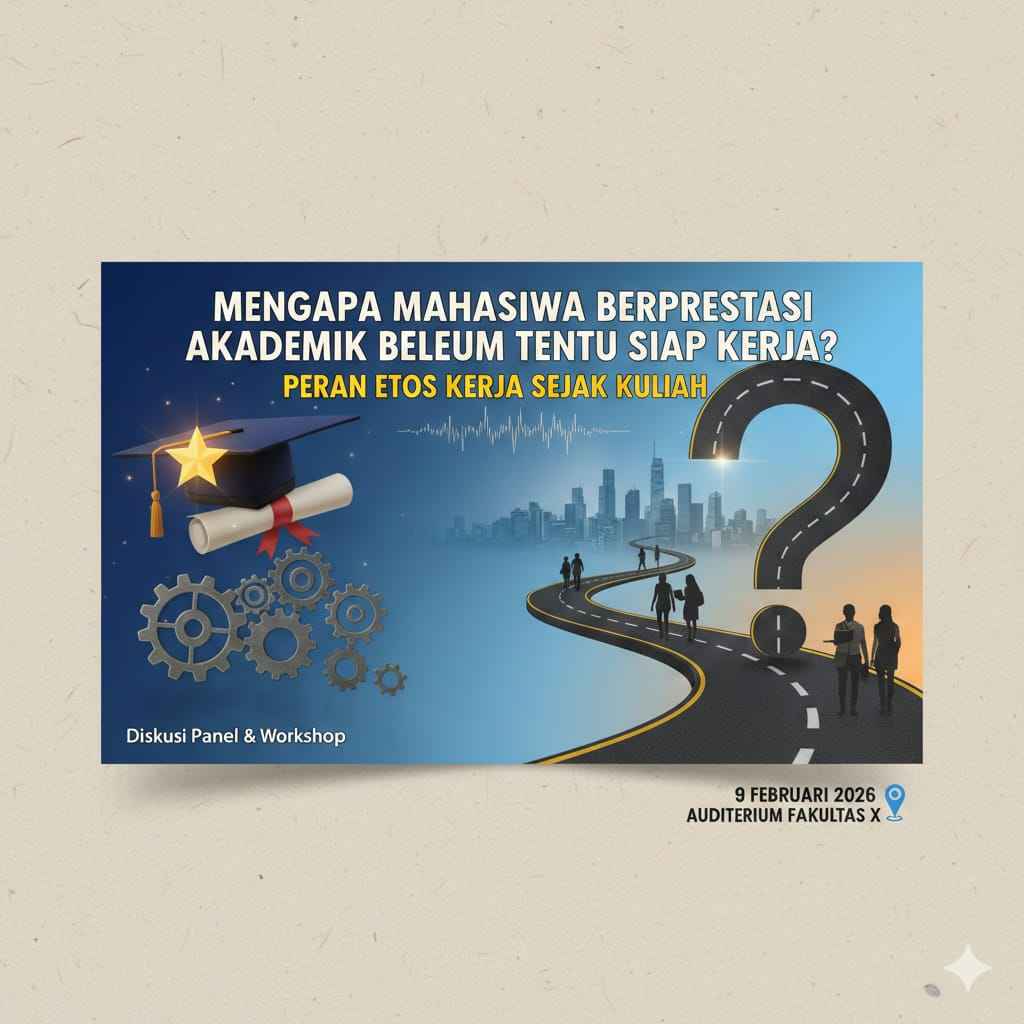 Mengapa Mahasiswa Berprestasi Akademik Belum Tentu Siap Kerja? Peran Etos Kerja Sejak Kuliah