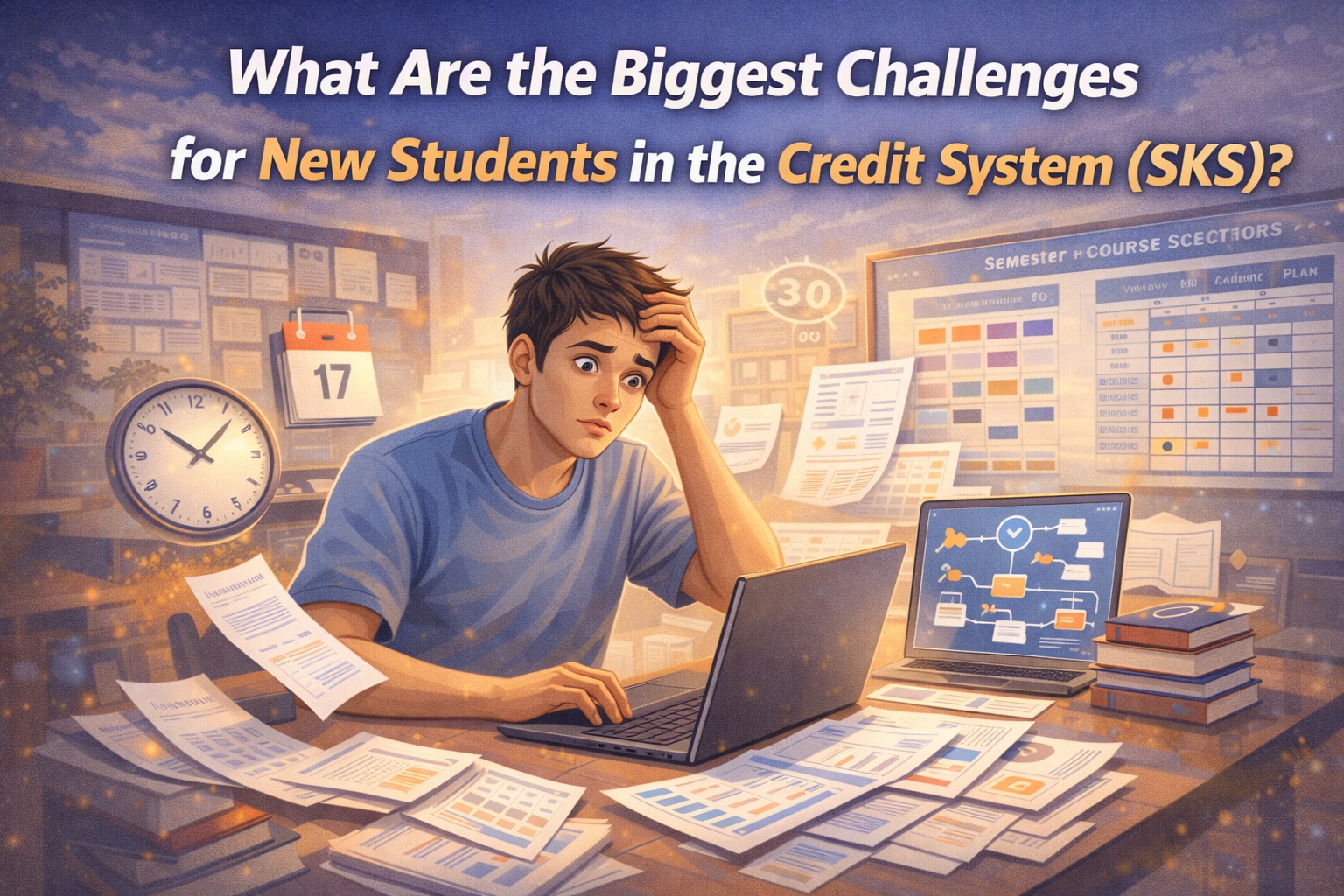 What Are the Biggest Challenges for New Students in the Credit System (SKS)?