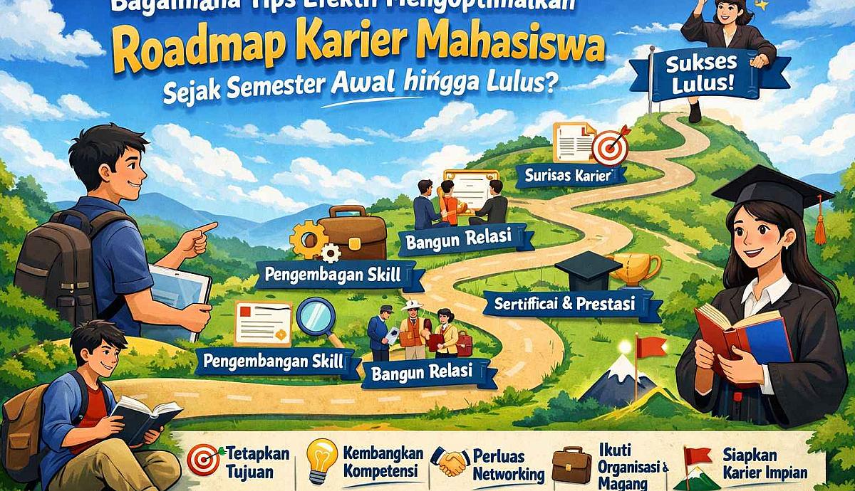 Bagaimana Tips Efektif Mengoptimalkan Roadmap Karier Mahasiswa Sejak Semester Awal hingga Lulus?
