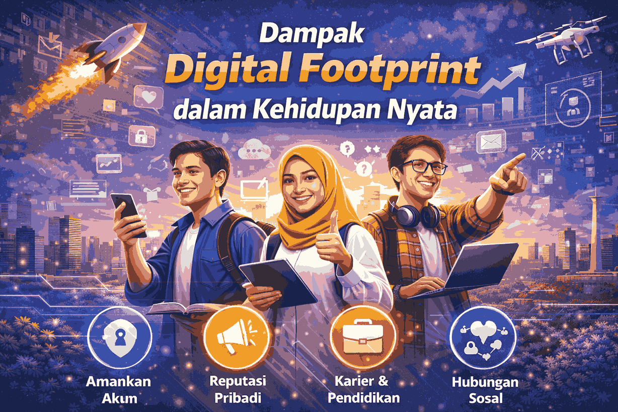 Dampak Digital Footprint dalam Kehidupan Nyata