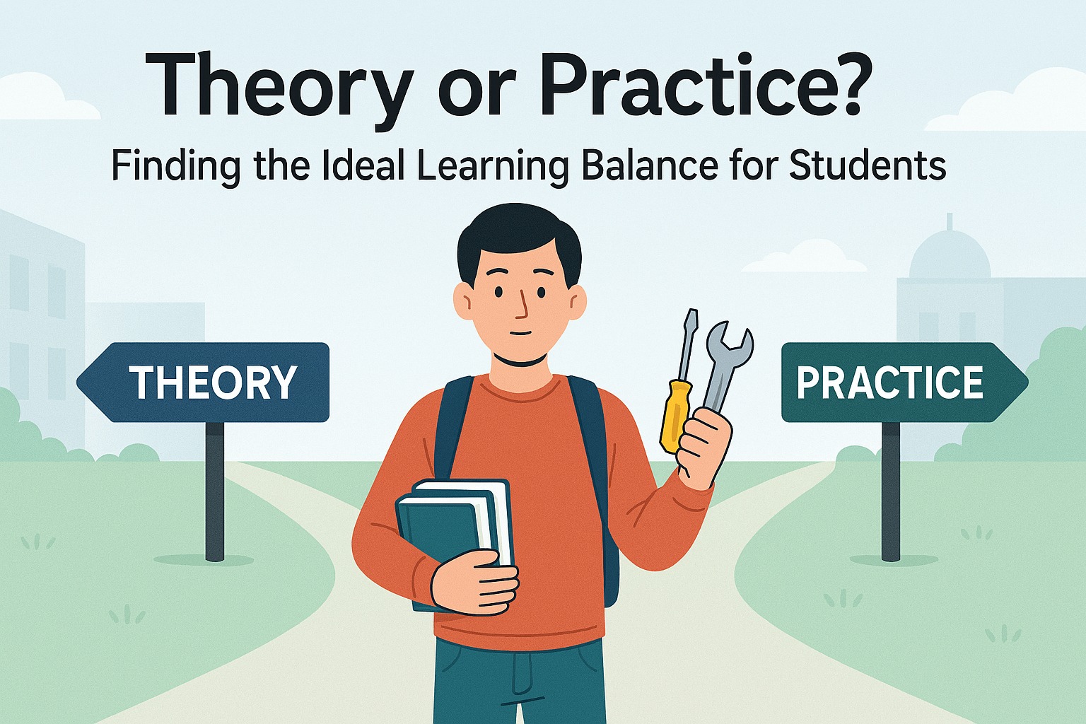 Theory or Practice? Finding the Ideal Learning Balance for Students