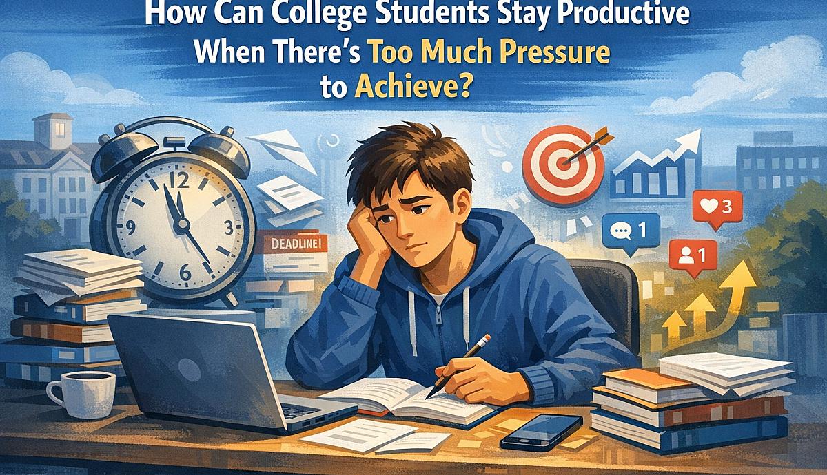 How Can College Students Stay Productive When There’s Too Much Pressure to Achieve?