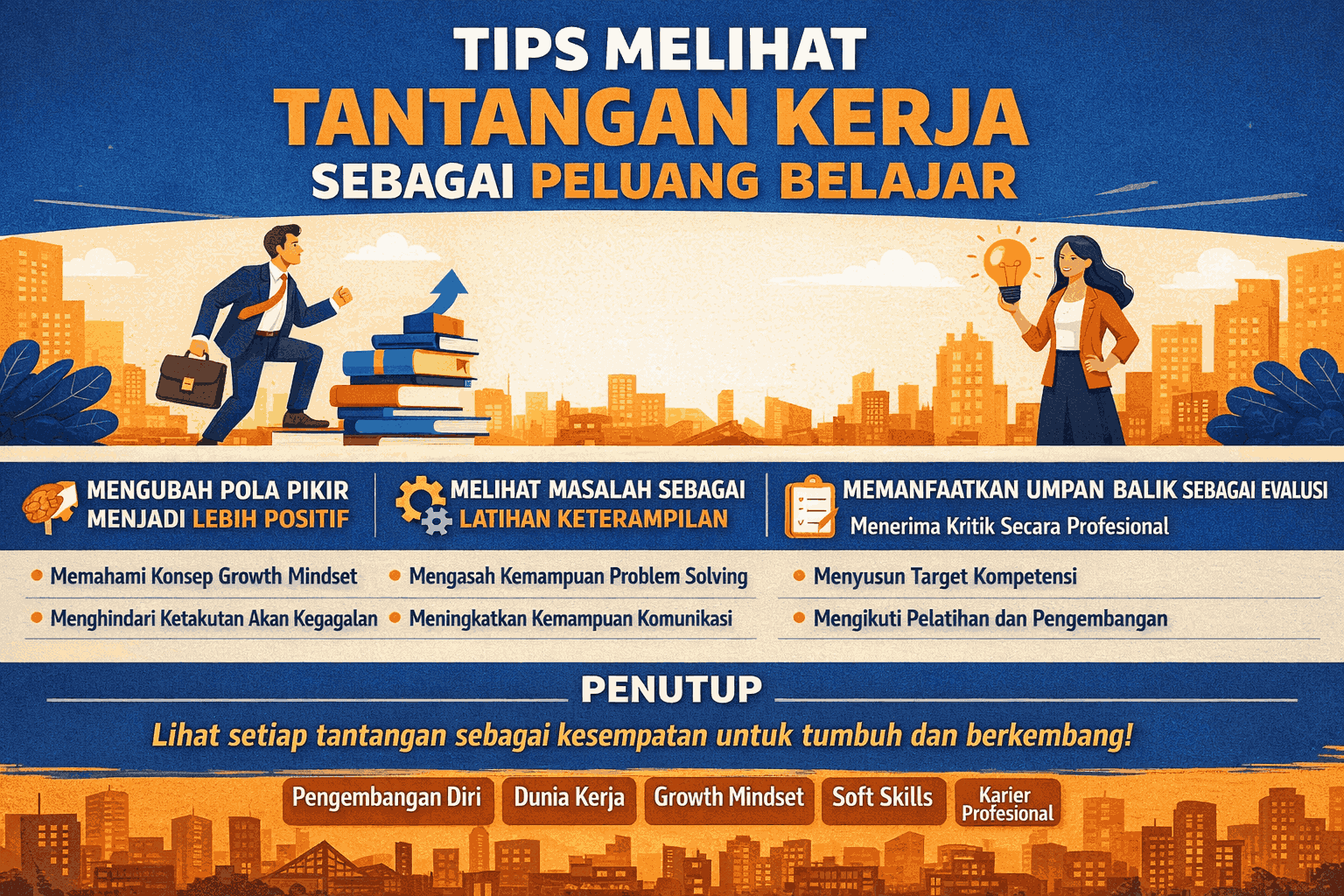 Tips Melihat Tantangan Kerja Sebagai Peluang Belajar