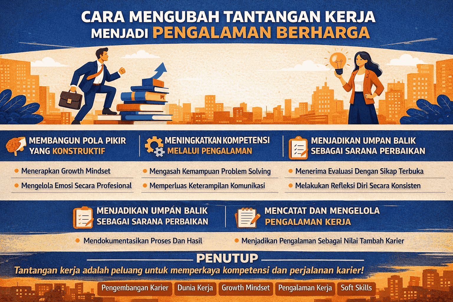 Cara Mengubah Tantangan Kerja Menjadi Pengalaman Berharga