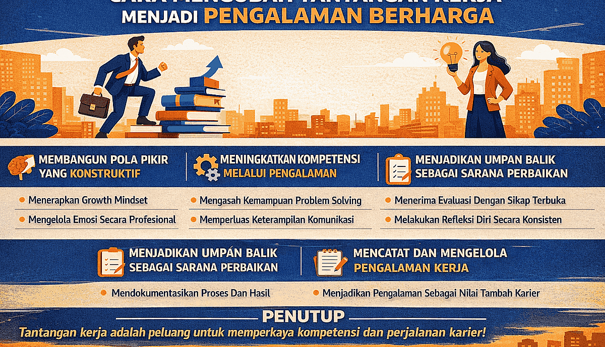 Cara Mengubah Tantangan Kerja Menjadi Pengalaman Berharga