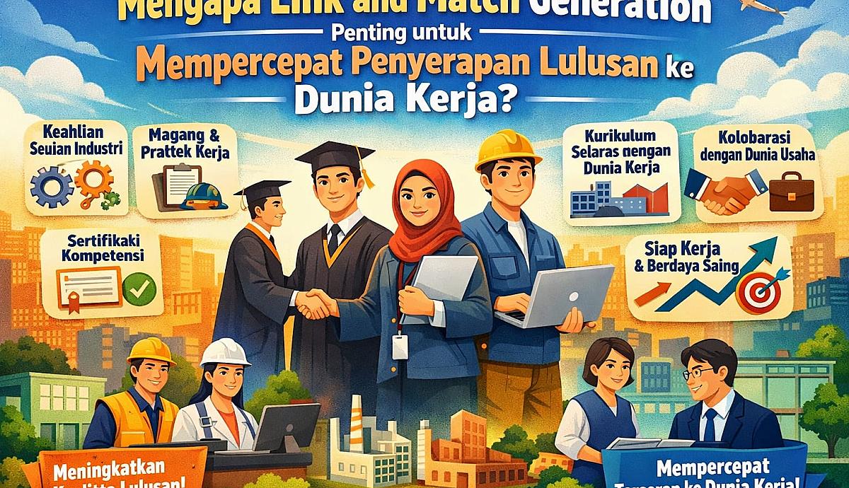 Mengapa Link and Match Generation Penting untuk Mempercepat Penyerapan Lulusan ke Dunia Kerja?