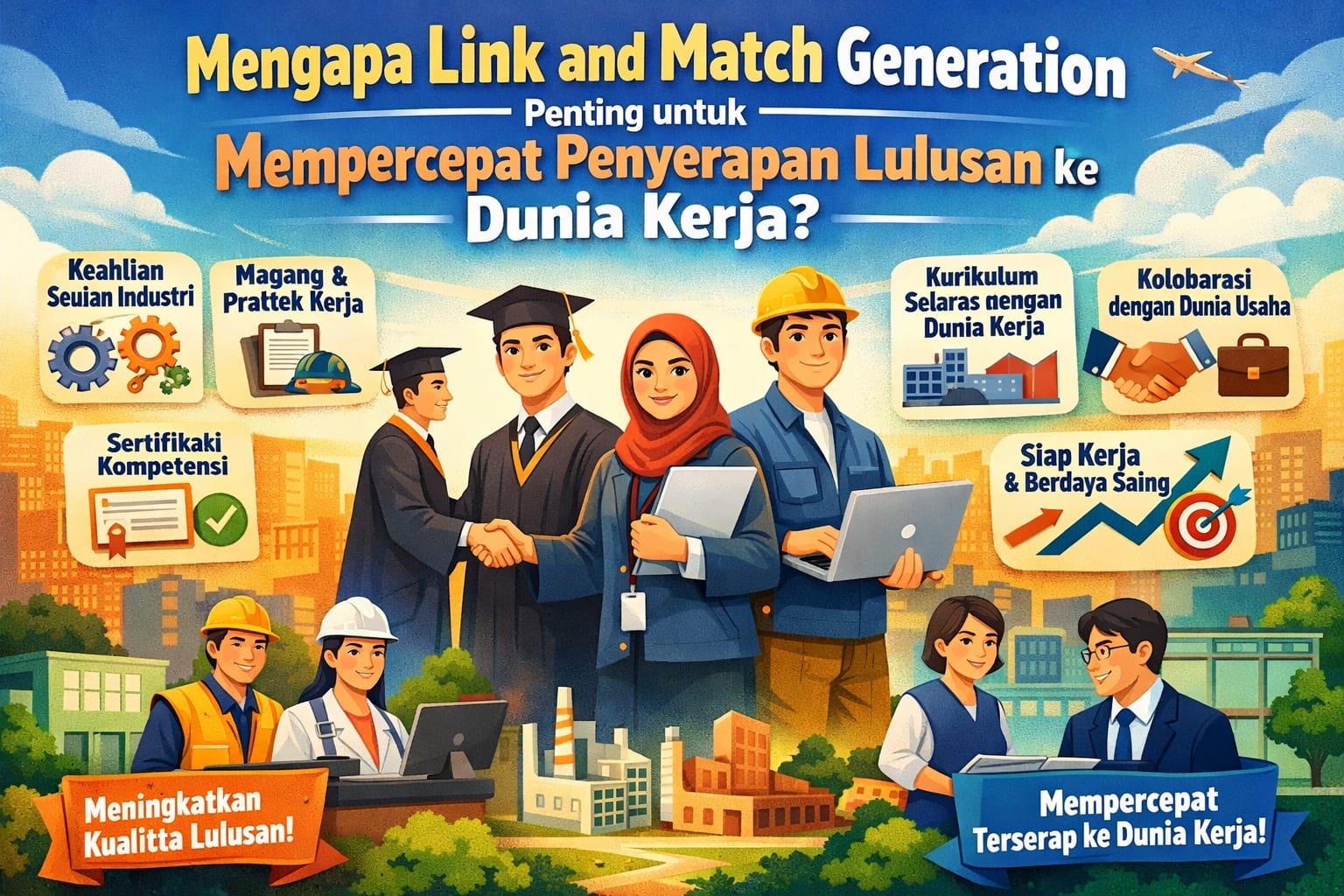 Mengapa Link and Match Generation Penting untuk Mempercepat Penyerapan Lulusan ke Dunia Kerja?