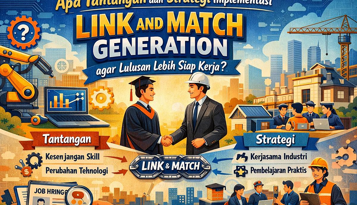 Apa Tantangan dan Strategi Implementasi Link and Match Generation agar Lulusan Lebih Siap Kerja?
