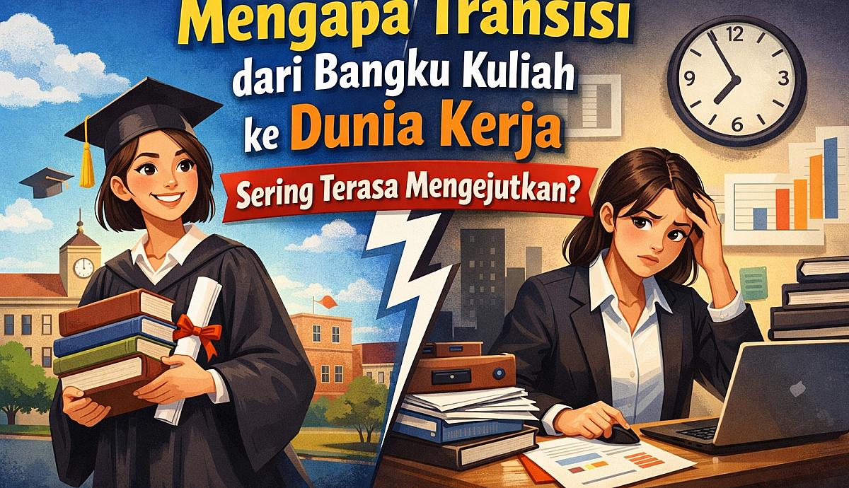 Mengapa Transisi dari Bangku Kuliah ke Dunia Kerja Sering Terasa Mengejutkan?