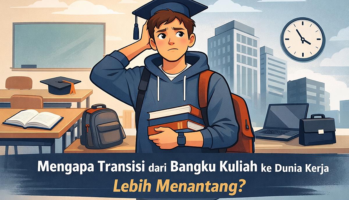 Mengapa Transisi dari Bangku Kuliah ke Dunia Kerja Sering Terasa Lebih Menantang dari yang Dibayangkan Mahasiswa?