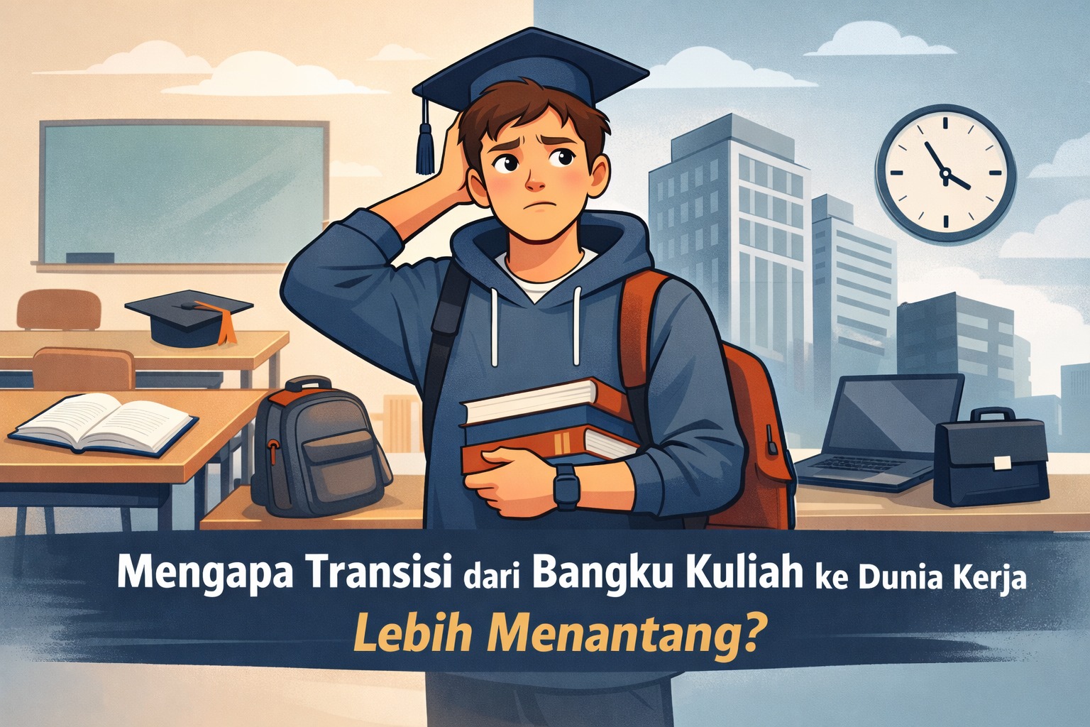 Mengapa Transisi dari Bangku Kuliah ke Dunia Kerja Sering Terasa Lebih Menantang dari yang Dibayangkan Mahasiswa?