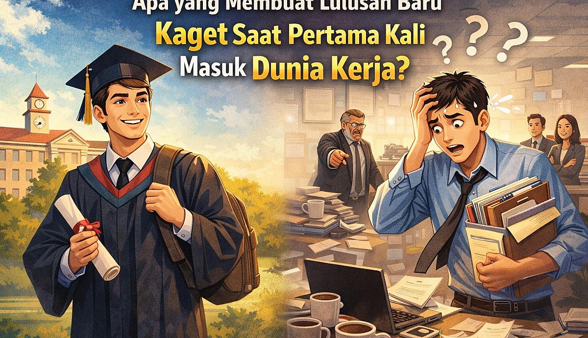 Apa yang Membuat Lulusan Baru Kaget Saat Pertama Kali Masuk Dunia Kerja?