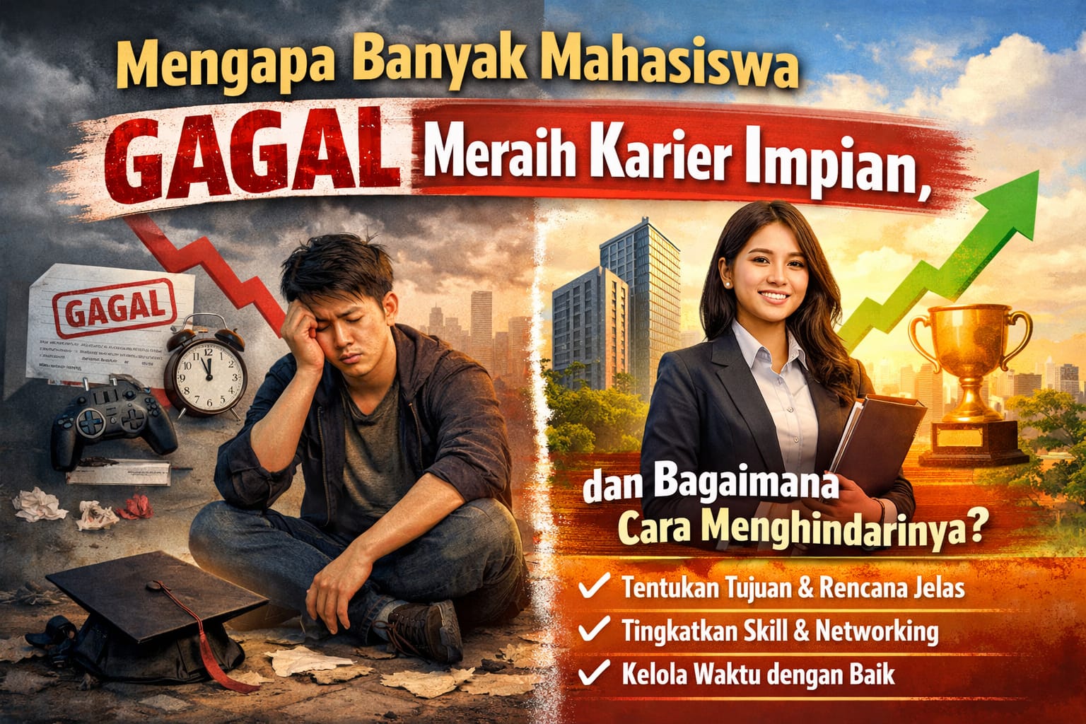 Mengapa Banyak Mahasiswa Gagal Meraih Karier Impian, dan Bagaimana Cara Menghindarinya?
