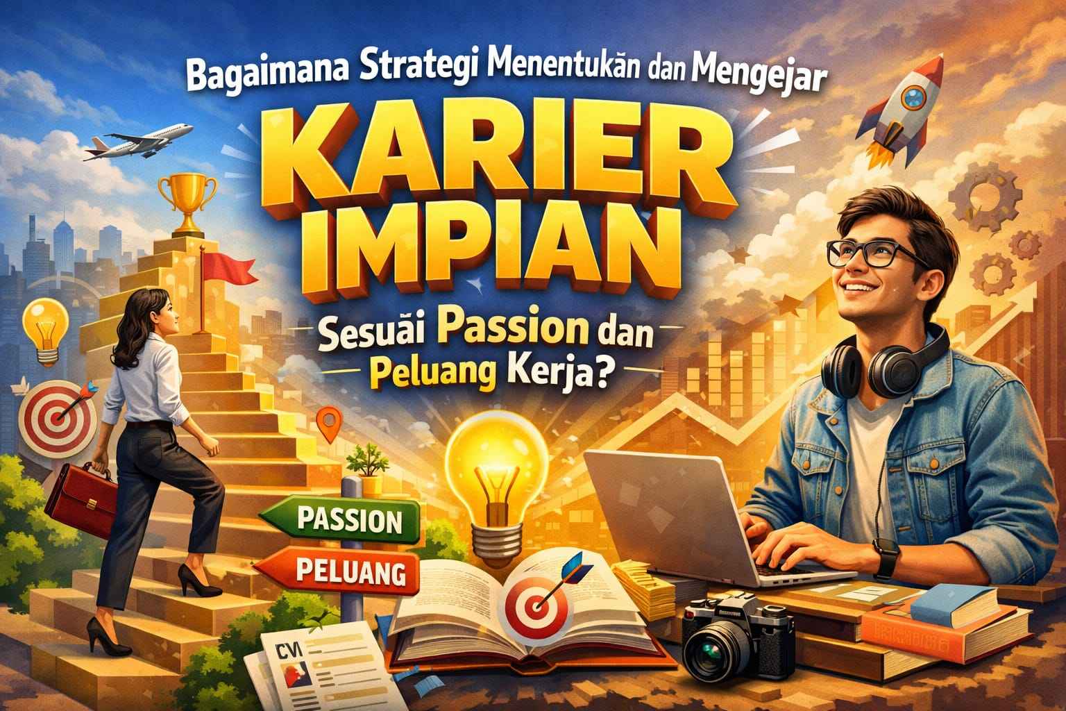 Bagaimana Strategi Menentukan dan Mengejar Karier Impian Sesuai Passion dan Peluang Kerja?