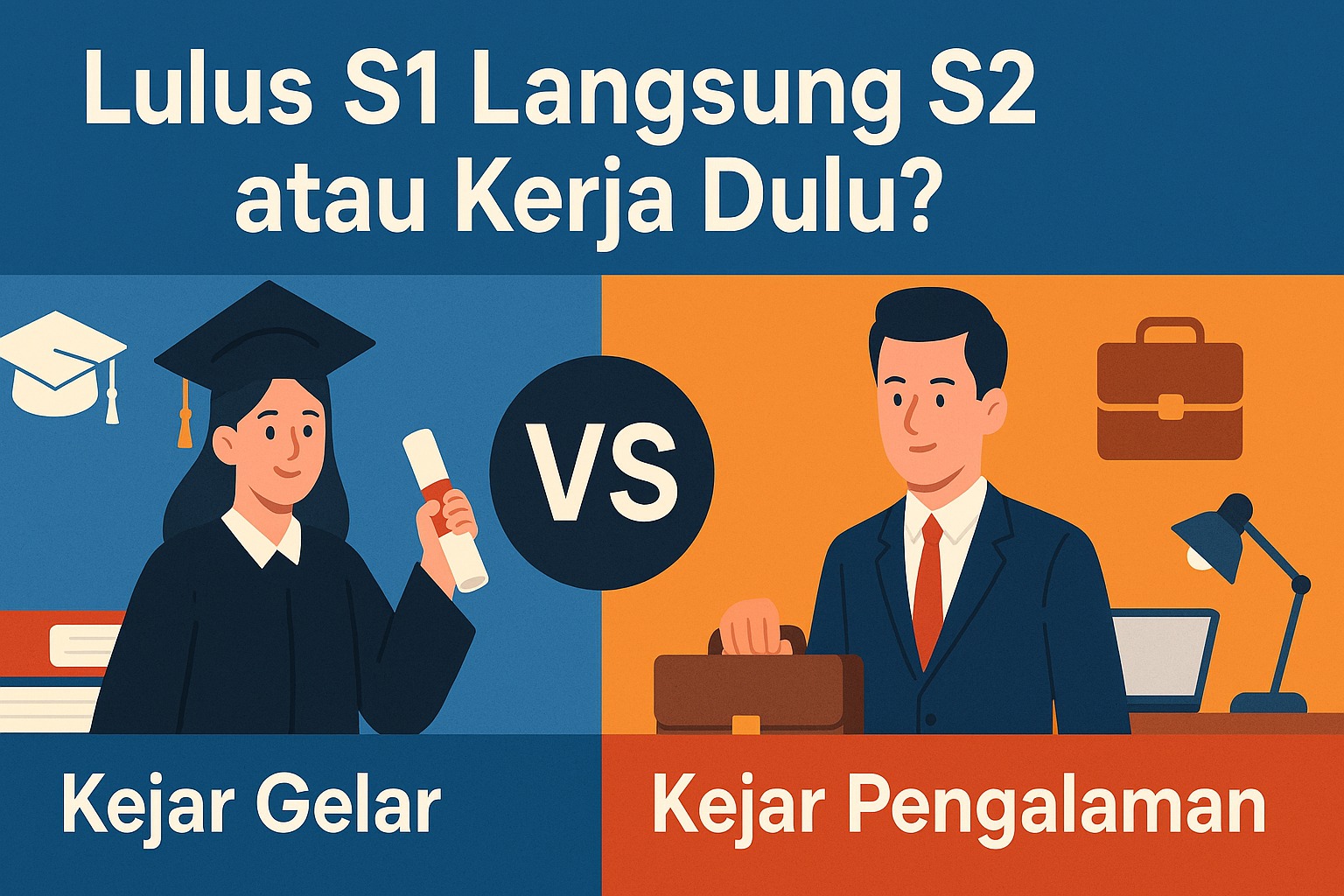LULUS S1 LANGSUNG S2 ATAU KERJA DULU KEJAR GELAR ATAU KEJAR PENGALAMAN