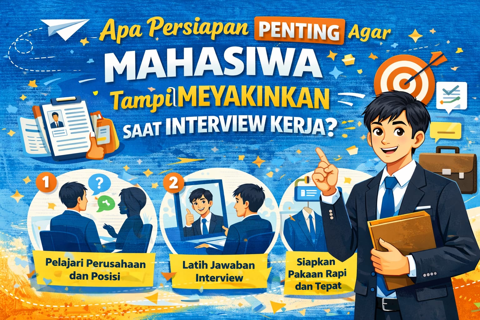 Apa Persiapan Penting Agar Mahasiswa Tampil Meyakinkan Saat Interview Kerja?