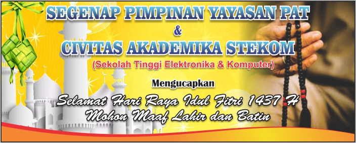 Selamat Hari Raya Idul Fitri 1437H Mohon Maaf Lahir dan Batin