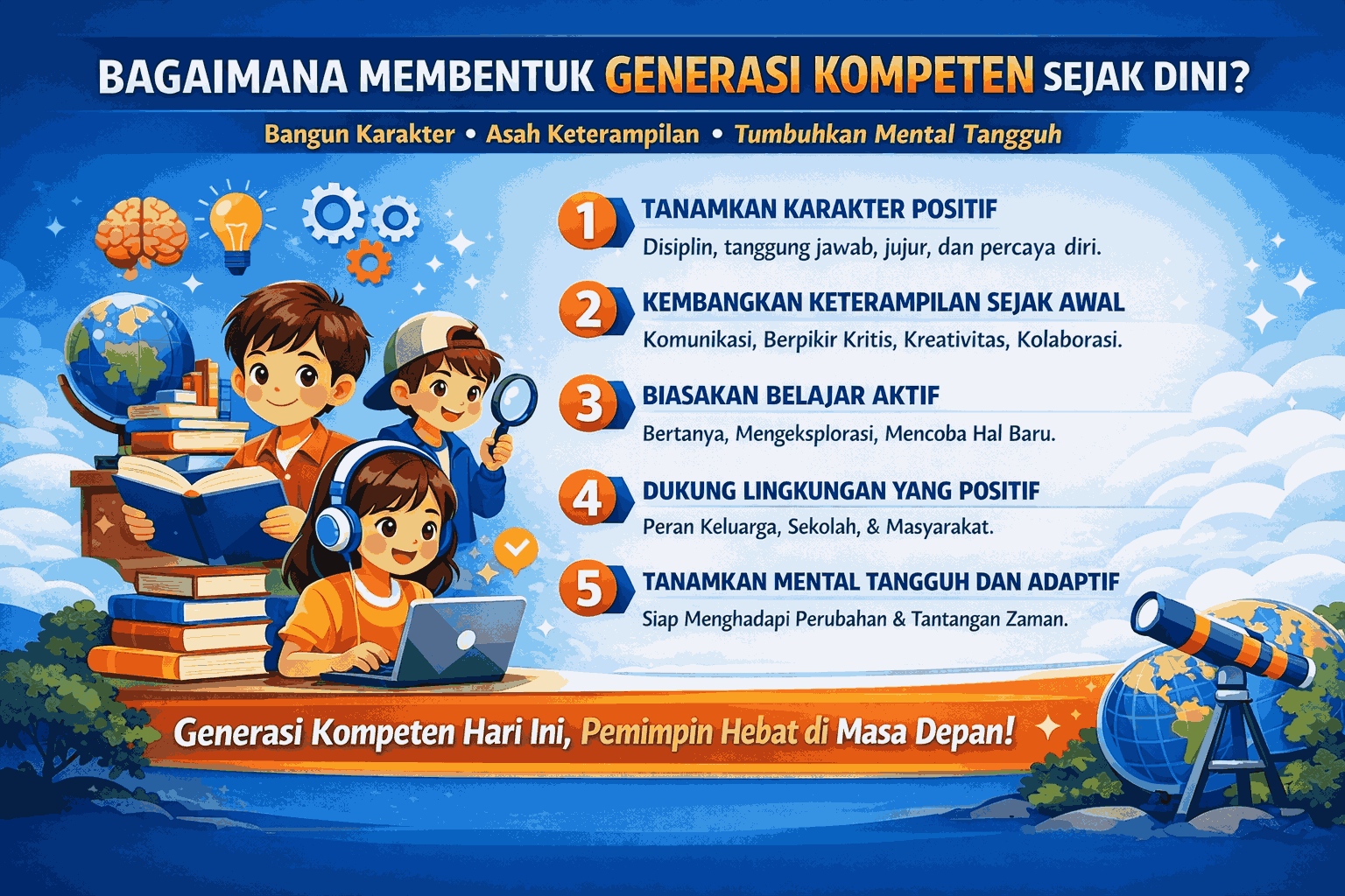 Bagaimana Membentuk Generasi Kompeten Sejak Dini?