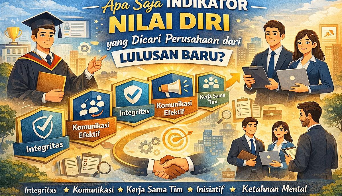 Apa Saja Indikator Nilai Diri yang Dicari Perusahaan dari Lulusan Baru