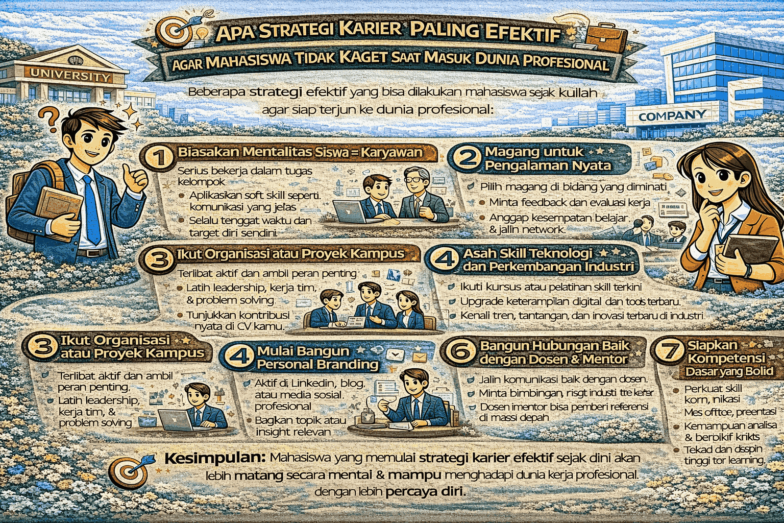 Mengapa Perencanaan Karier Sejak Kuliah Menentukan Cepat Lambatnya Sukses di Dunia Kerja