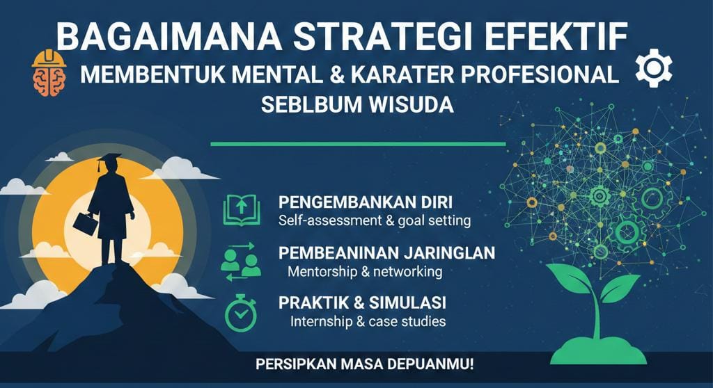 Bagaimana Strategi Efektif Membentuk Mental dan Karakter Profesional Sebelum Wisuda