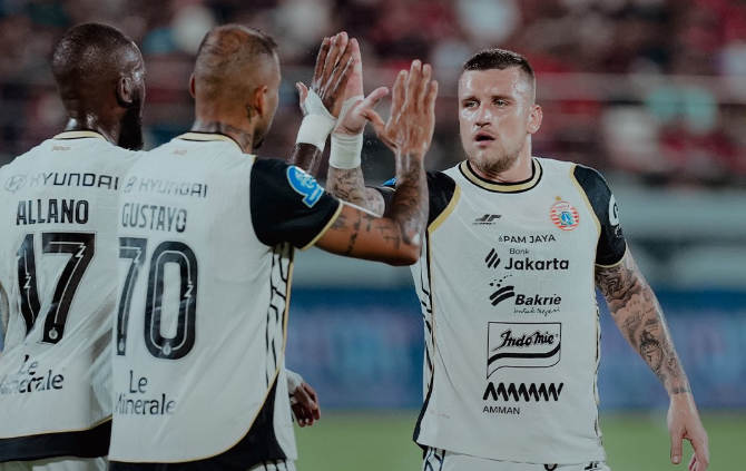 Persija Jakarta Raih Kemenangan Tipis 1-0 atas Bali United di Gianyar