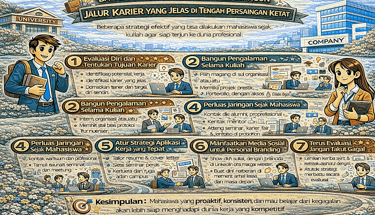 Bagaimana Mahasiswa Bisa Membangun Jalur Karier yang Jelas di Tengah Persaingan Ketat