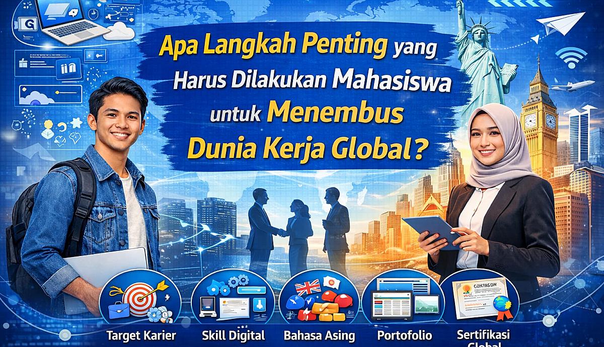 Apa Langkah Penting yang Harus Dilakukan Mahasiswa untuk Menembus Dunia Kerja Global?