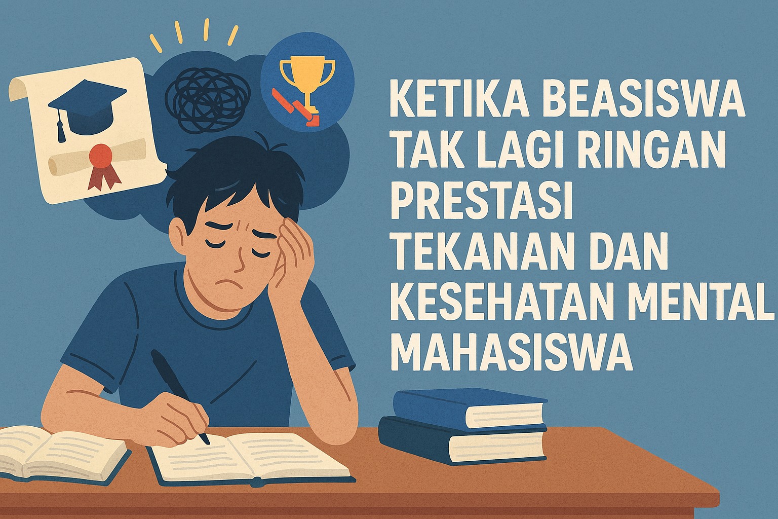 Ketika Beasiswa Tak Lagi Ringan Prestasi Tekanan Dan Kesehatan Mental Mahasiswa