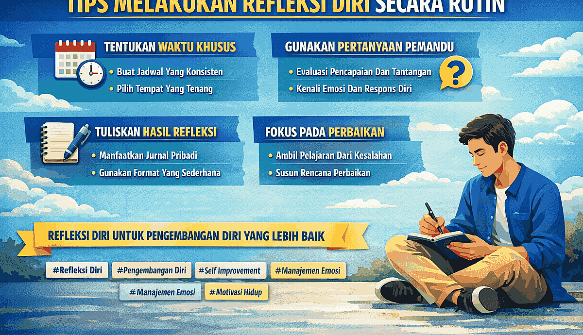 Tips Melakukan Refleksi Diri Secara Rutin