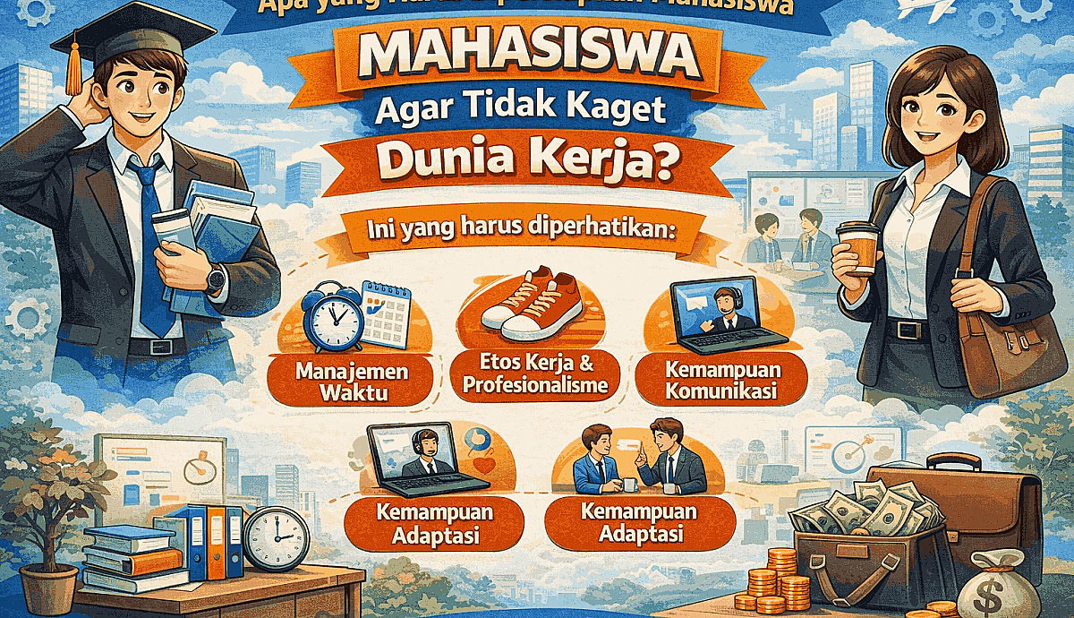 Apa yang Harus Dipersiapkan Mahasiswa Agar Tidak Kaget Dunia Kerja?