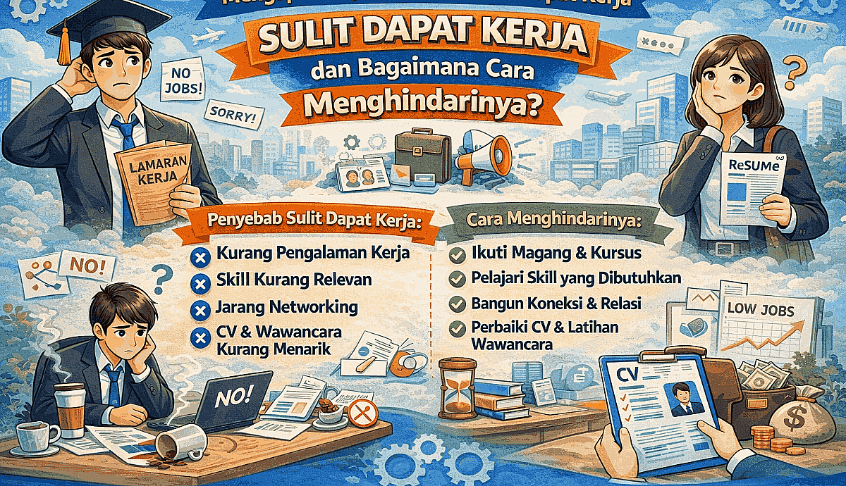 Mengapa Banyak Lulusan Sulit Dapat Kerja dan Bagaimana Cara Menghindarinya?