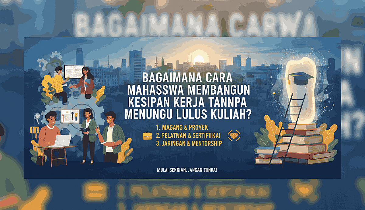 Bagaimana Cara Mahasiswa Membangun Kesiapan Kerja Tanpa Menunggu Lulus Kuliah?