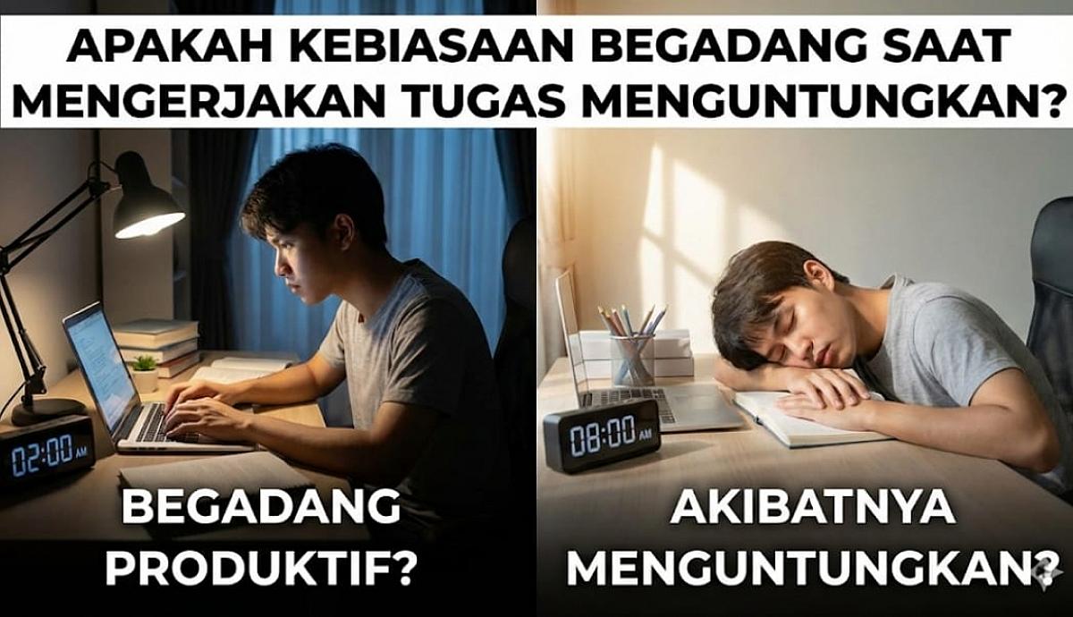 Apakah Kebiasaan Begadang Saat Mengerjakan Tugas Menguntungkan?