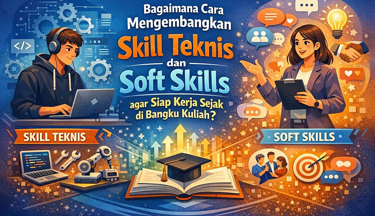 Bagaimana Cara Mengembangkan Skill Teknis dan Soft Skills agar Siap Kerja Sejak di Bangku Kuliah?
