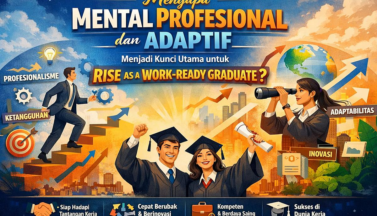 Mengapa Mental Profesional dan Adaptif Menjadi Kunci Utama untuk Rise as a Work-Ready Graduate?