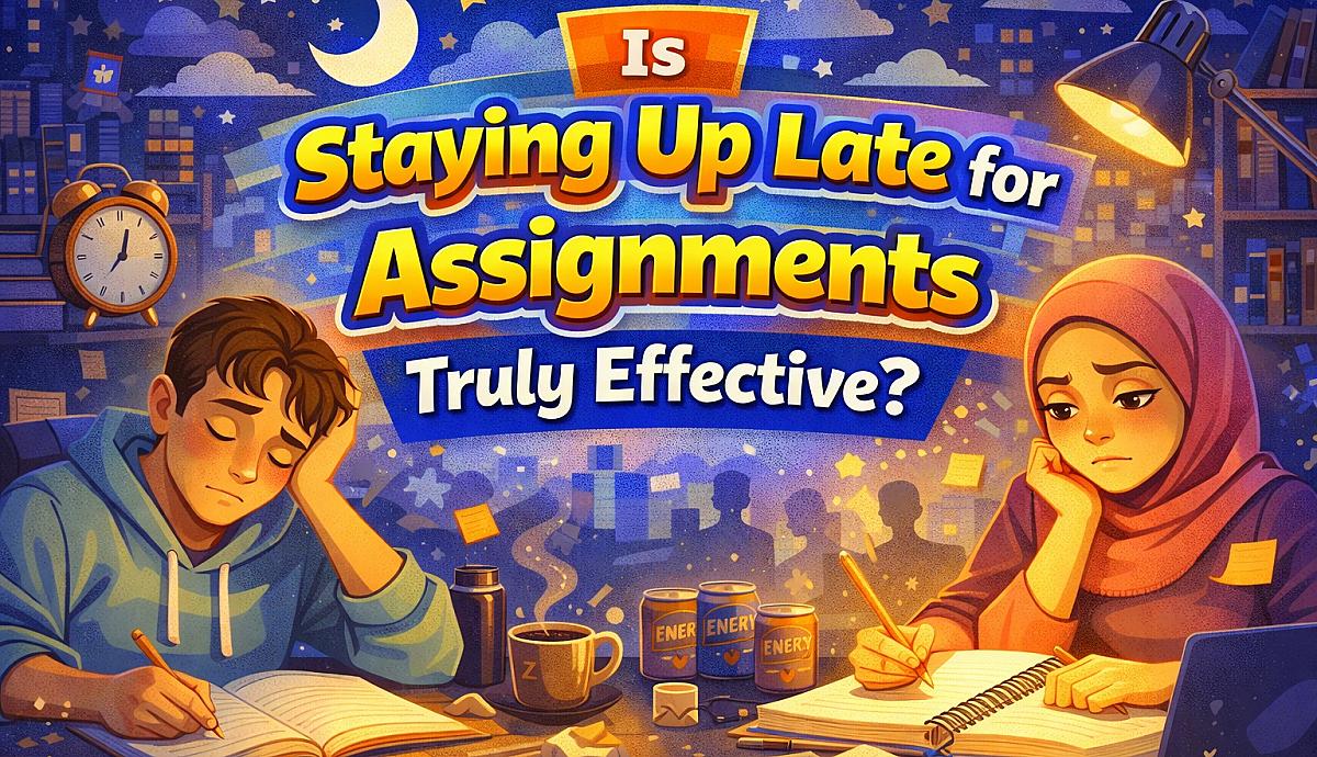 Is Staying Up Late for Assignments Truly Effective?