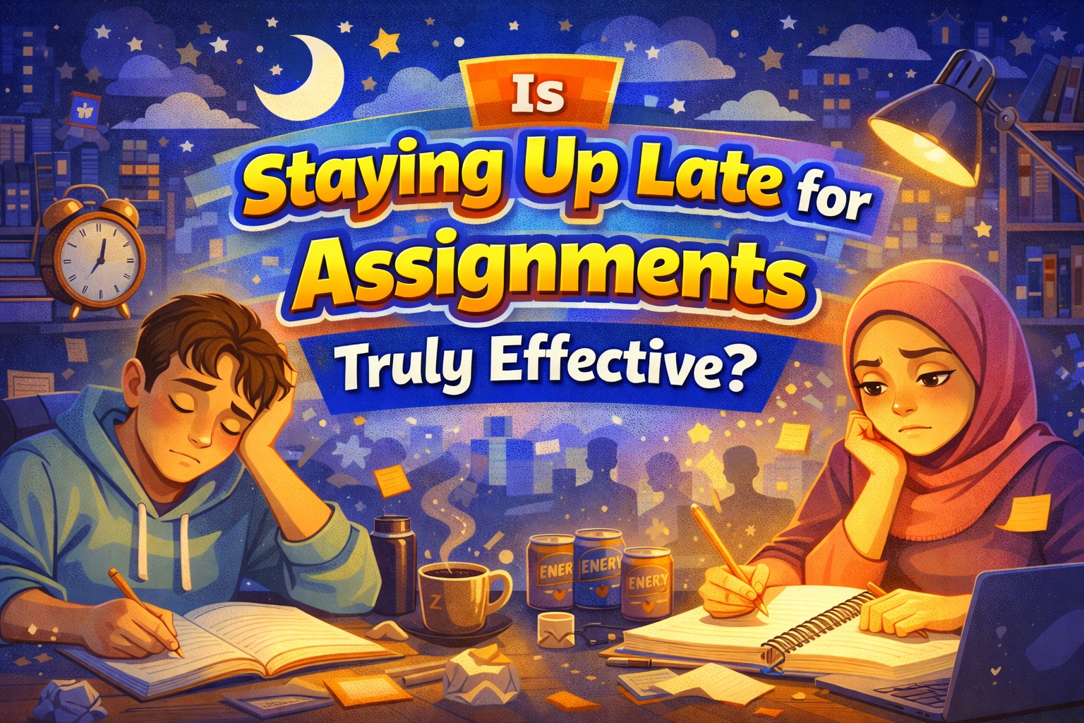 Is Staying Up Late for Assignments Truly Effective?