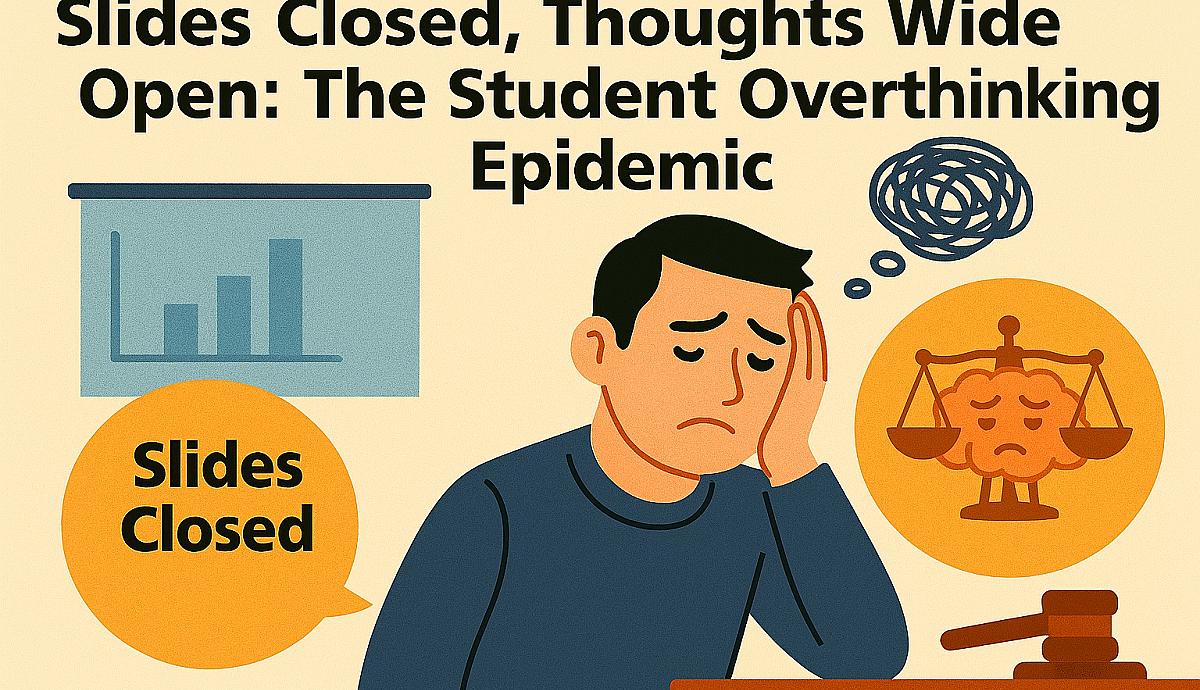 Slides Closed, Thoughts Wide Open: The Student Overthinking Epidemic