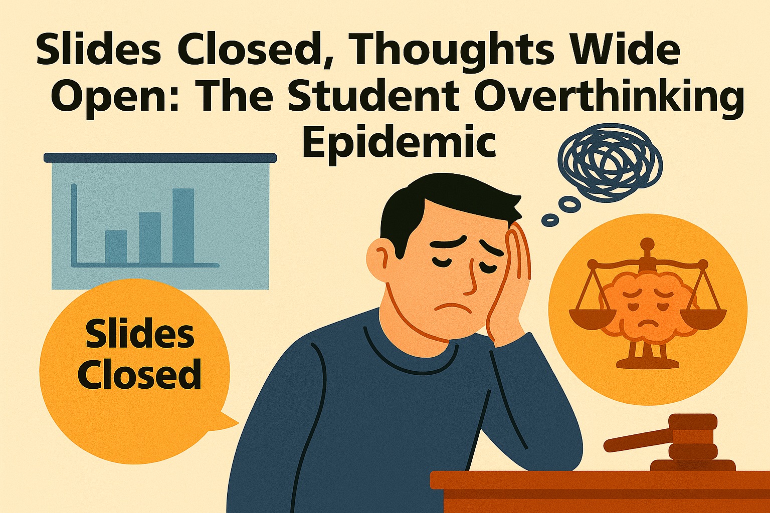 Slides Closed, Thoughts Wide Open: The Student Overthinking Epidemic