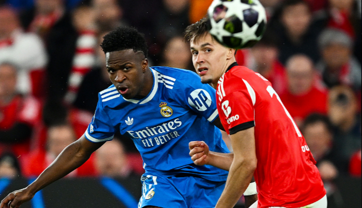 Real Madrid Menang Tipis 1-0 atas Benfica, Vinicius Junior Jadi Pembeda dan Korban Rasisme