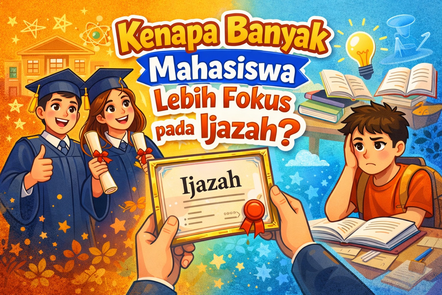 Kenapa Banyak Mahasiswa Lebih Fokus pada Ijazah?