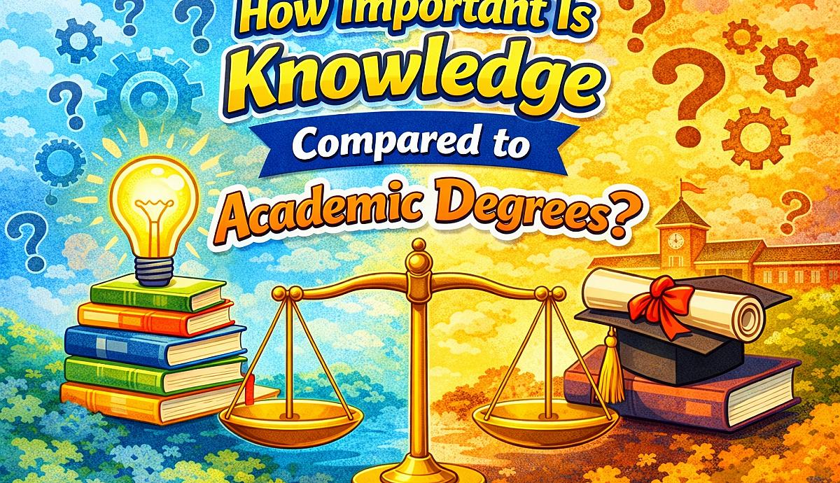 How Important Is Knowledge Compared to Academic Degrees?