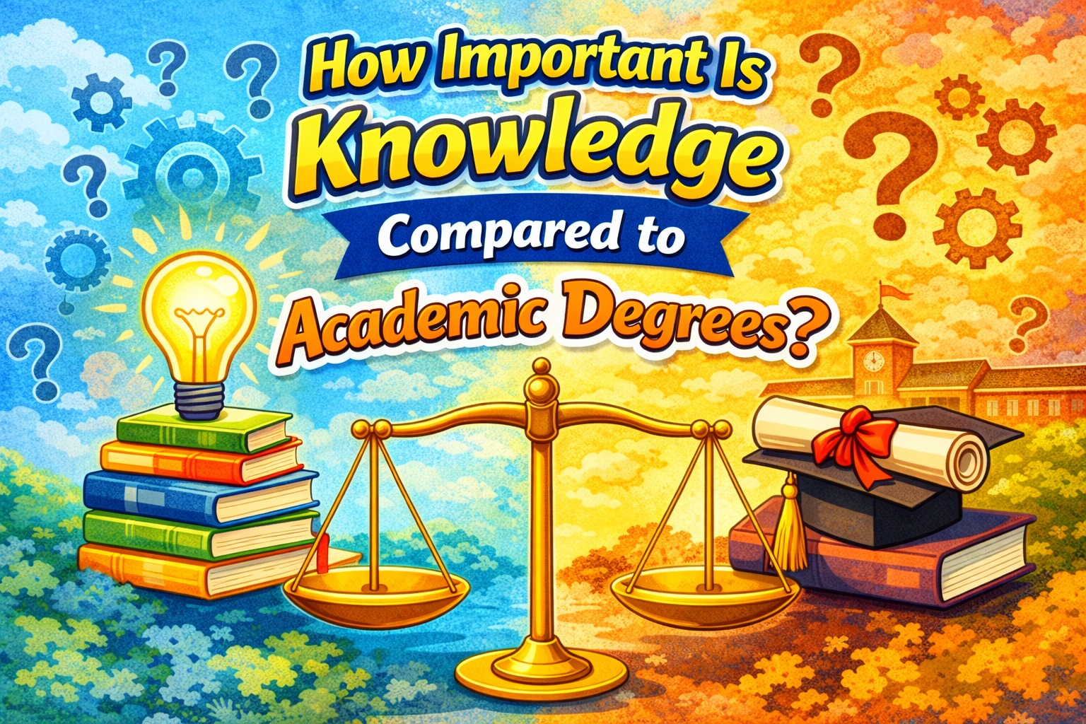 How Important Is Knowledge Compared to Academic Degrees?