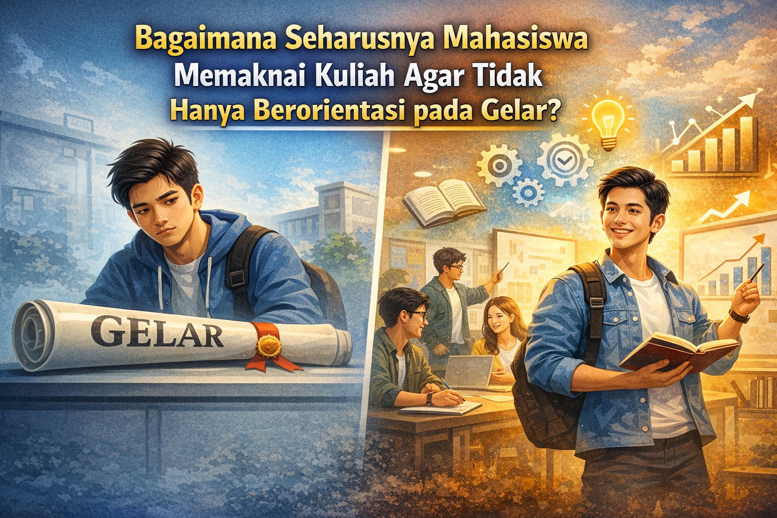 Bagaimana Seharusnya Mahasiswa Memaknai Kuliah Agar Tidak Hanya Berorientasi pada Gelar?