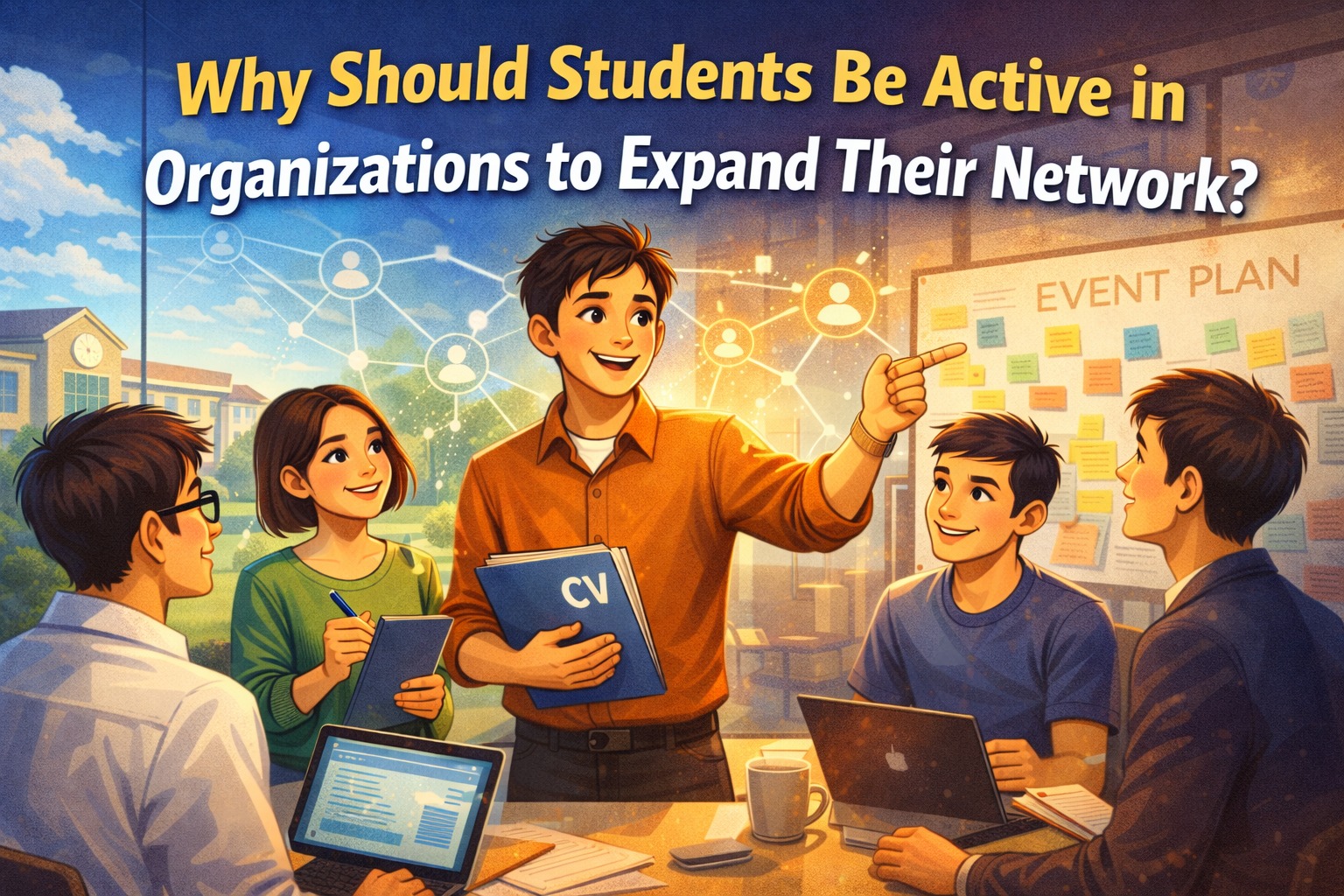 Why Should Students Be Active in Organizations to Expand Their Network?