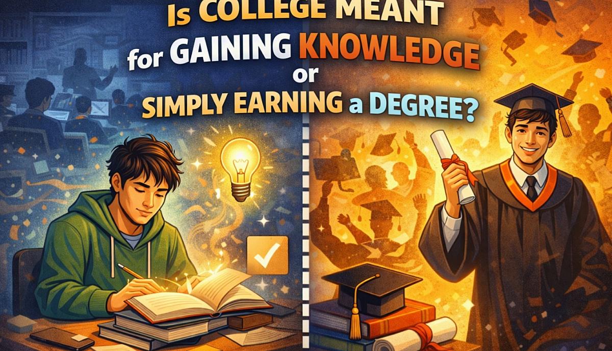 Is College Meant for Gaining Knowledge or Simply Earning a Degree?